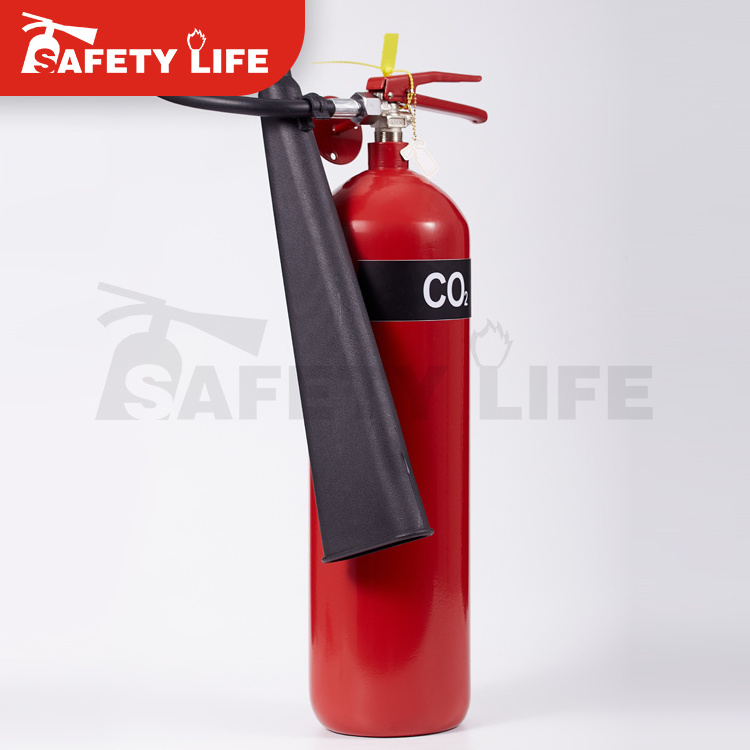 Carbon steel material 2mm 5kg portable co2 fire extinguisher