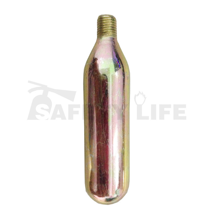 high pressure 16g co2 cylinder/internal co2 /gas cartridge for fire extinguisher/12g co2 adapter