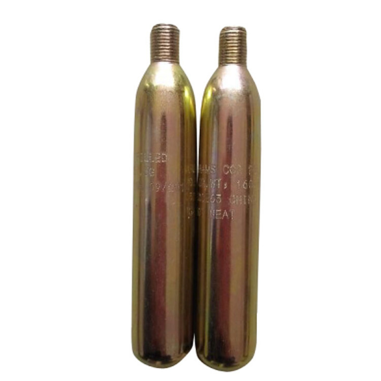 Zhejiang factory 33gram 45gram and 74gram co2 cartridge