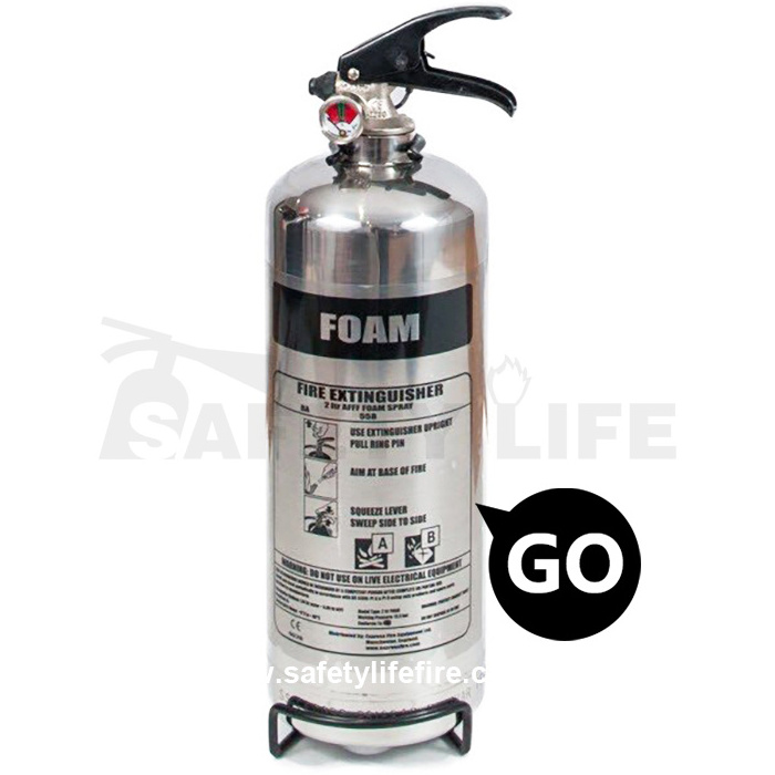 Car stainless steel foam fire extinguisher water with handle