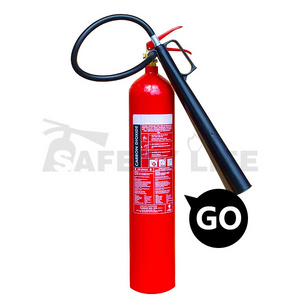 Carbon steel material 2mm 5kg portable co2 fire extinguisher