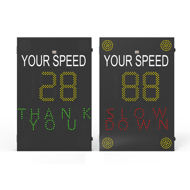 Traffic Road Safety Solar Led Car Swing Radar Speed Signs China Meter Speed Control Limit Remove Detector Display Face