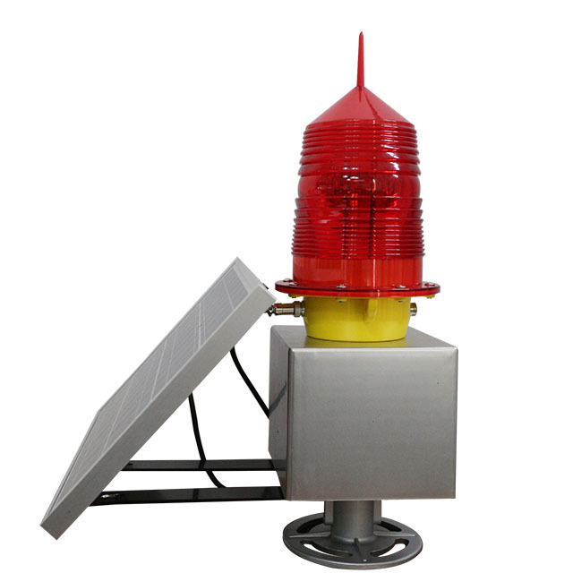 Aircraft Aviation Solar Powered Navigation  Led Flashing Crane Tower Obstruction Beacon Marine Lantern Warning Lights