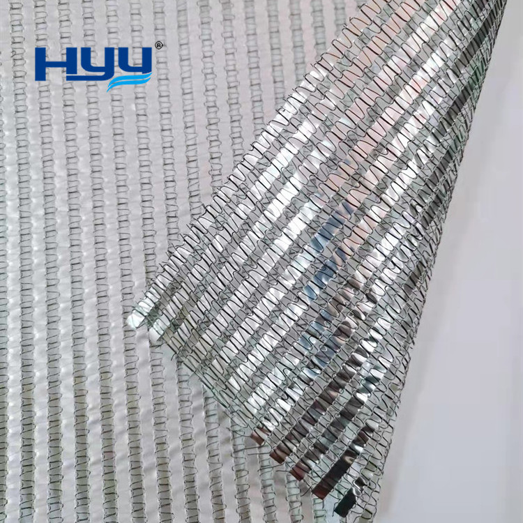 Factory directly supply aluminum foil sunshade net greenhouse inside shading theRmal screen