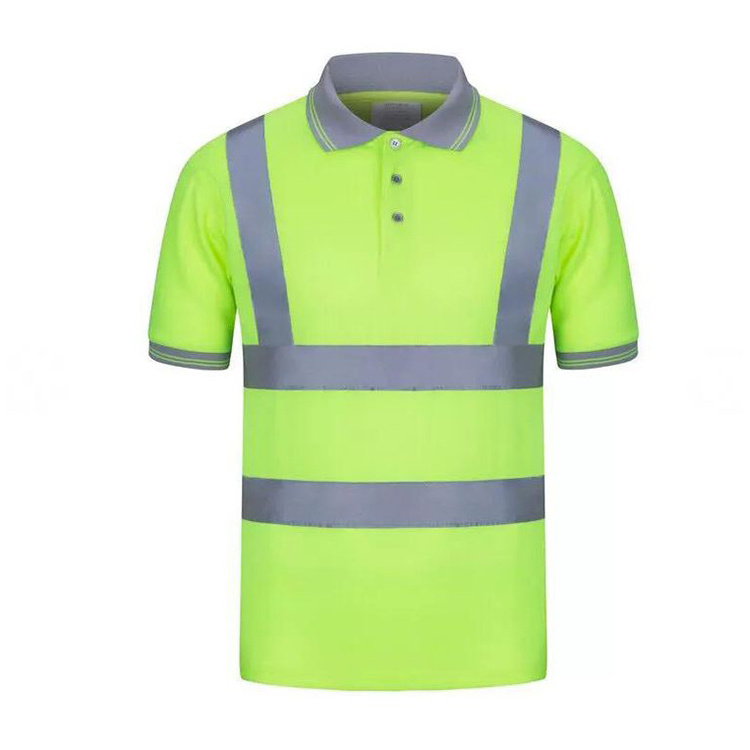 Factory Direct Safety Shirts High Visibility Reflective Wholesale Affordable Traffic Safety Clothing