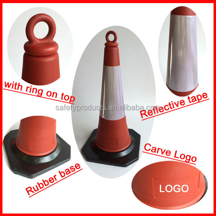 plastic traffic barrier cone, used pe traffic cone