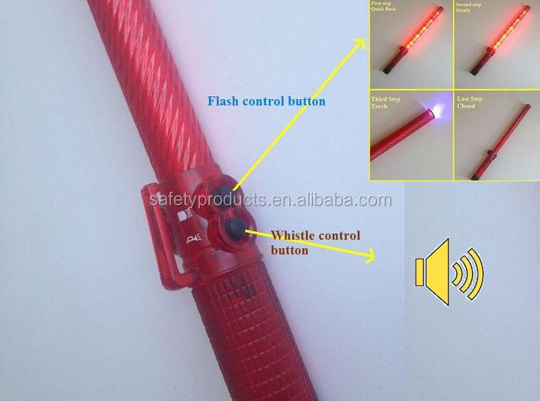 length 54cm multifunction traffic baton rechargable batton baliza