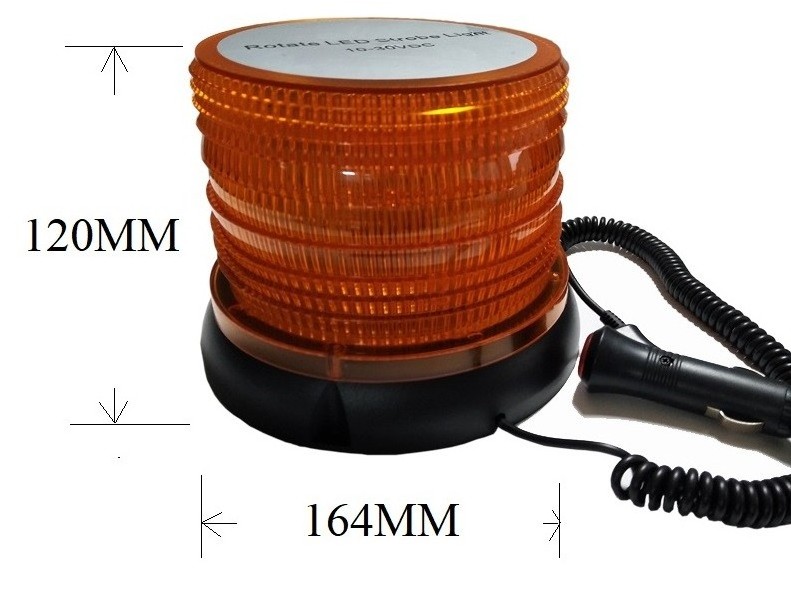 12V LED magnetic rotating warning lights for cars balizas de emergencia