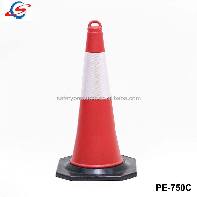 plastic traffic barrier cone, used pe traffic cone