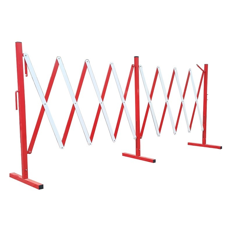 expandable length 500cm metal crowd control elevator retractable scissor fence accordion barrier