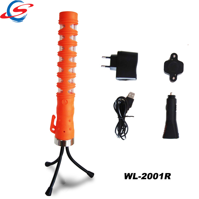 rechargeable road safety flashing led emergency flare