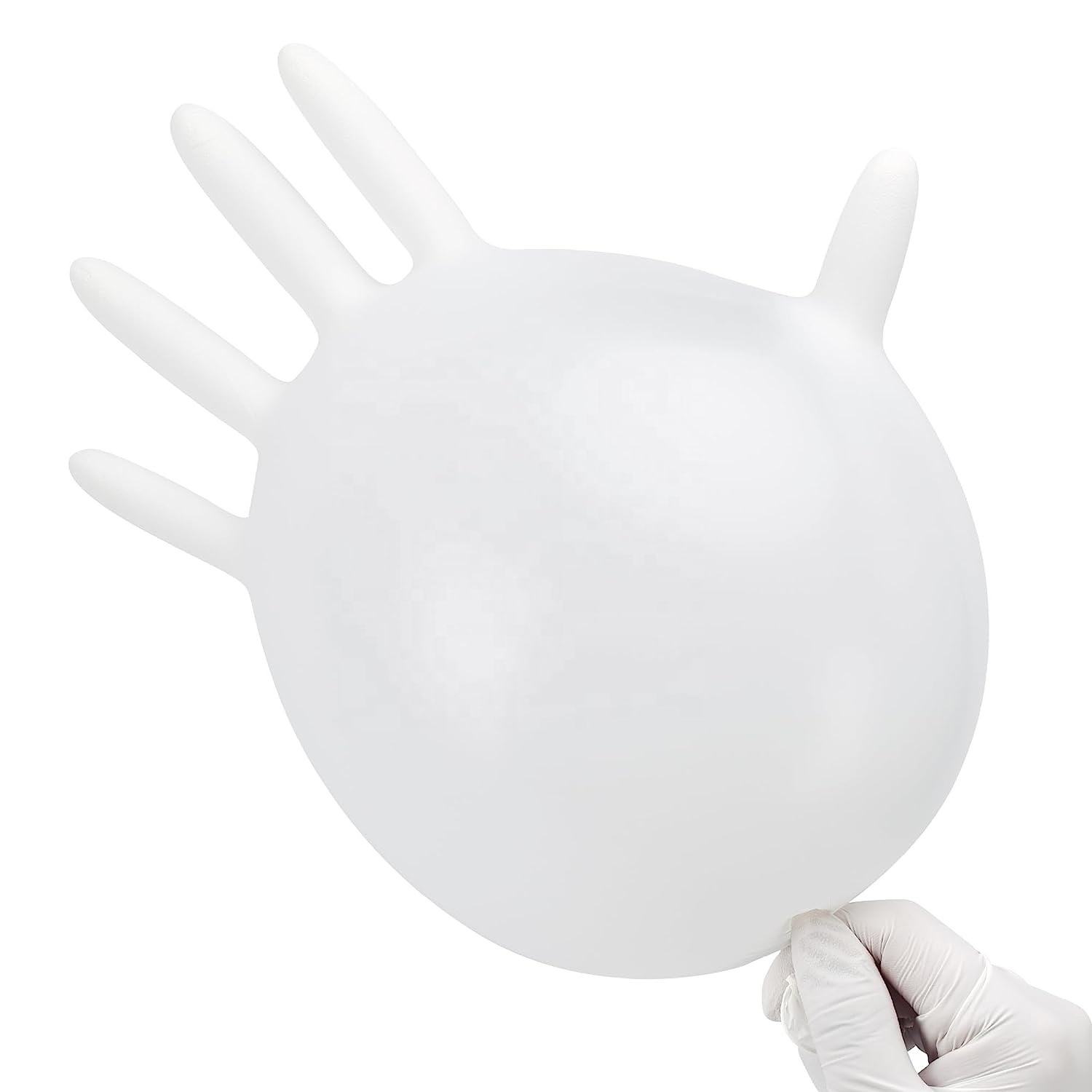 Food Safe Disposable White Nitrile Gloves