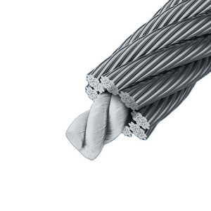 9*21f 9X21f Steel Core Wire Rope Elevator Lift Cable Cord 1570MPa 1770MPa 1960MPa Manufacturer