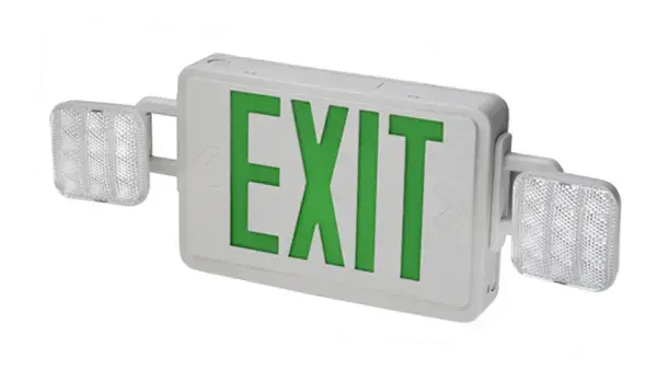 Wall Mounted Automatic Fire Battery Backup Exit Rechargeable LED Emergency Light for Hotel