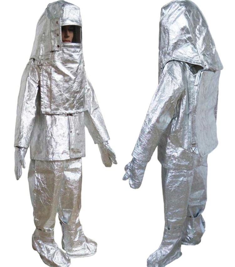 Radiation Protection Suit aluminum foil suit Fireproof suit with 500-1000 tampetature