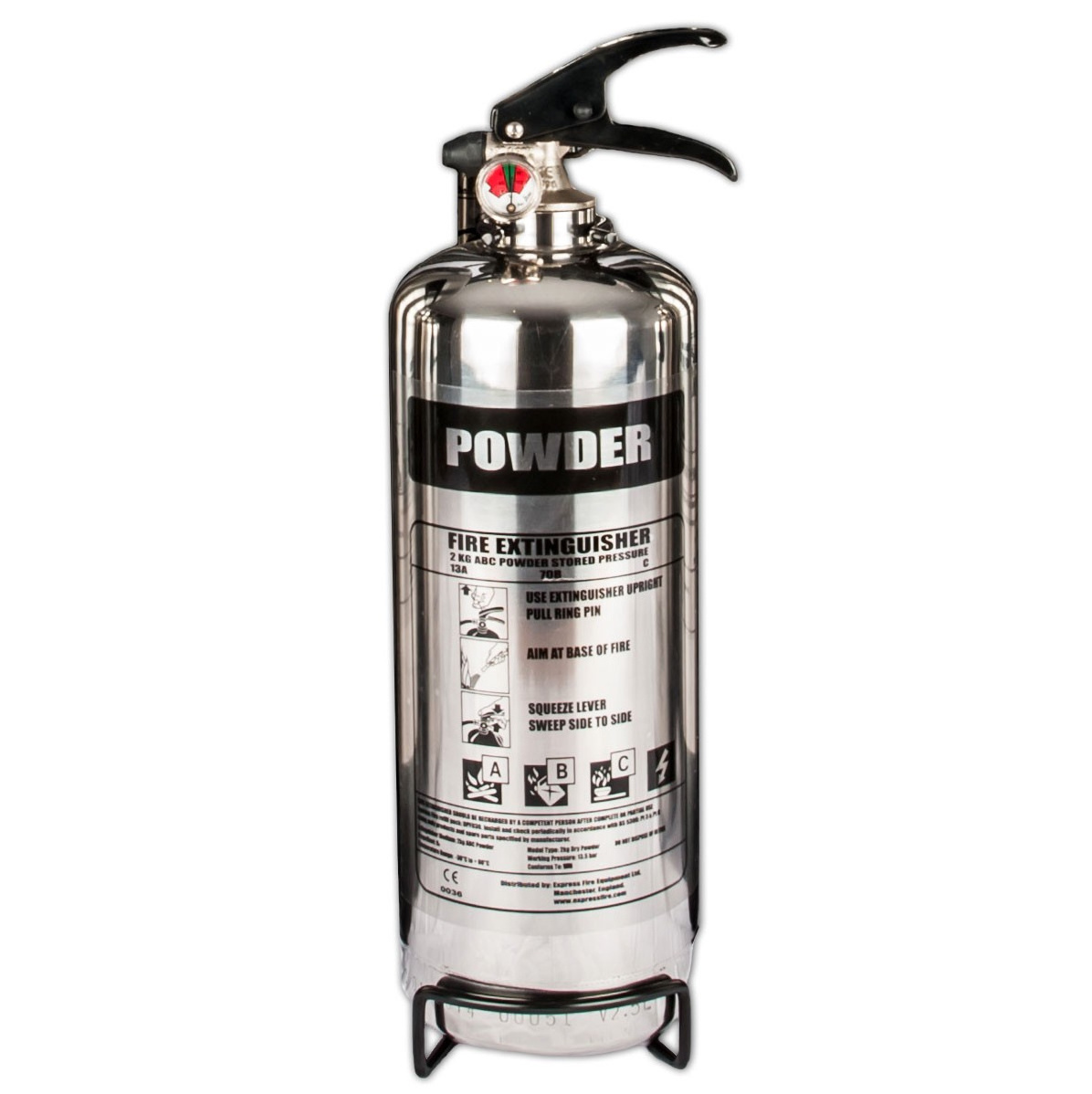 Best Quality China Manufacturer 1 Kg Fire Extinguisher BSI CE Certificate stainless steel fire extinguisher 1L 2L 4L 6L 9L