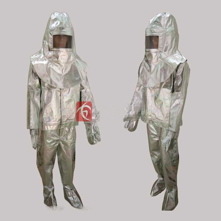 Radiation Protection Suit aluminum foil suit Fireproof suit with 500-1000 tampetature