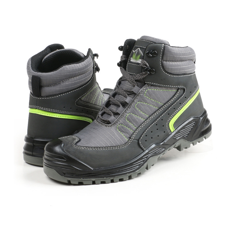 Custom Logo S3 Leather D Hiking Training Black Men Tactical Work Boots Steel Toe Safety Shoes