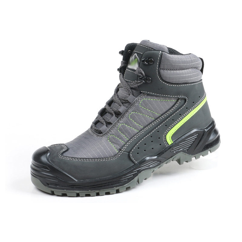 Custom Logo S3 Leather D Hiking Training Black Men Tactical Work Boots Steel Toe Safety Shoes