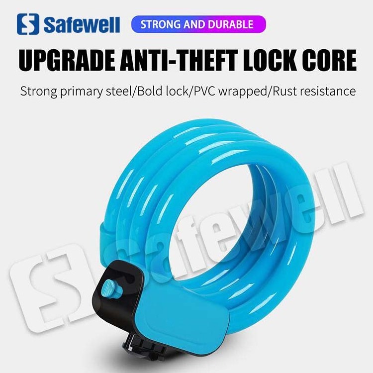 SWACAL-05 Bike lock chain  Heavy Duty Anti Theft, Bike Lock Cables with Key