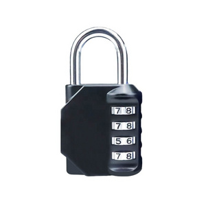 Candado Luggage  Padlock Combination  security Padlock  4 Digital Combination lock Locker Lock(Black,Red,Blue,Sliver)