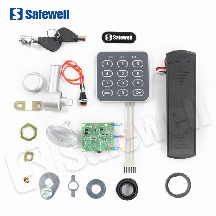 Digital Cabinet Safe Deposit Box Lock With Motorized Mechanism Locking System