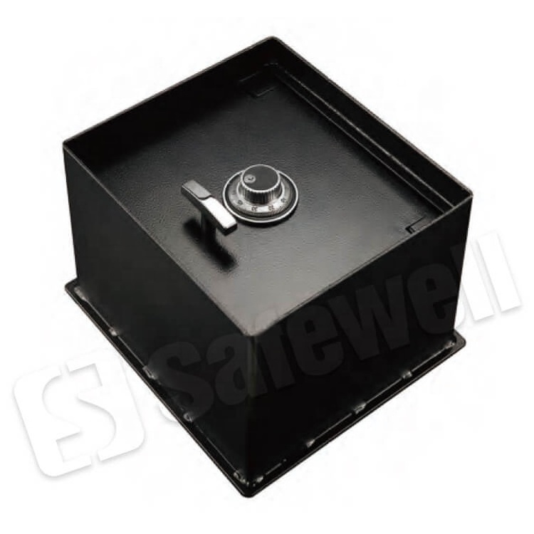 Safewell FS01 Antique Durable Top Open Hidden Mechanical Lock Home Steel Floor Mounted Safe Box