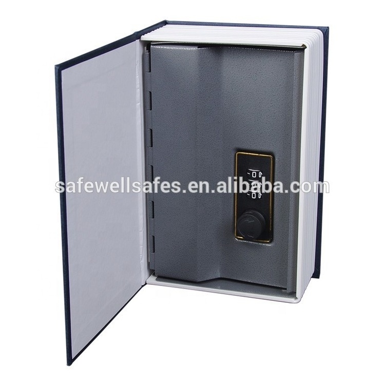 safe BS0102K Hidden Diversion Secret Book Safe Box With Built-in Key Lock And Combination