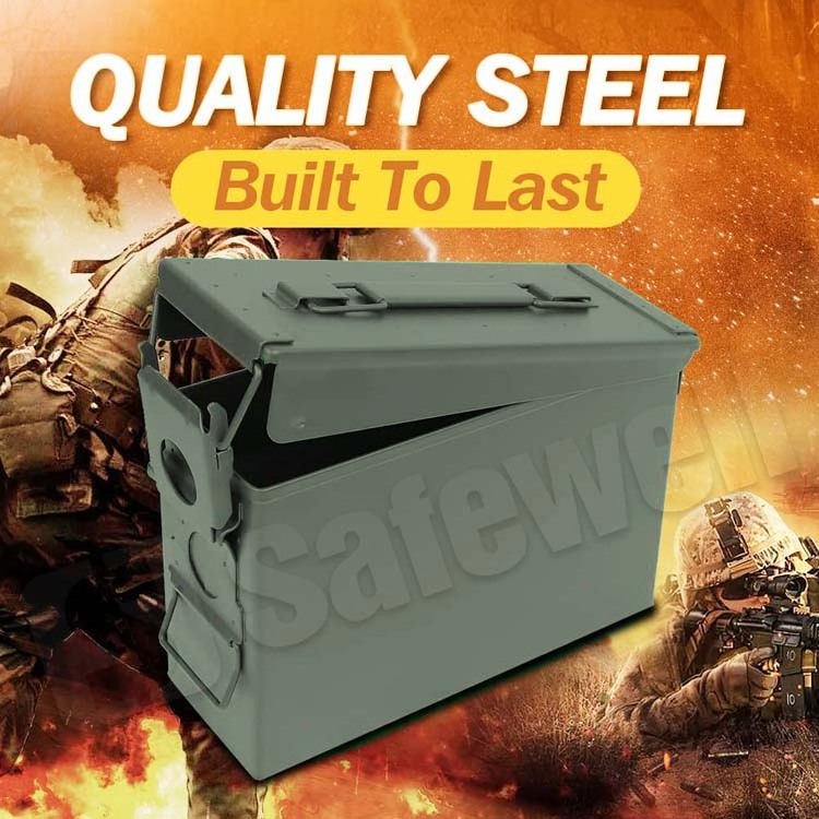 50 Caliber Ammo Can Metal Ammo  Box Metal Can FAT 50 CAL PA108 Ammo Can Waterproof Metal Box