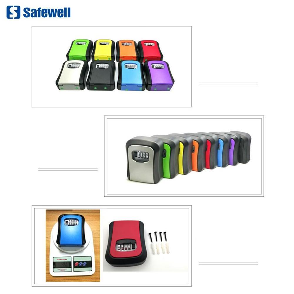 Safewell CH-806 Portable Pombination Wall Mounted Smart Digital Key Storage Code Lock Safe Boxes 4 Digit Key Safe