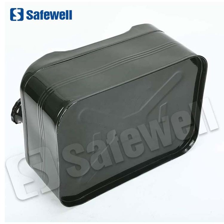 SWJC-07 heavy duty 10 liter petrol palm oil coconut oil metal fuel stainless thicken Horizontal Metal Jerry Cans for bike