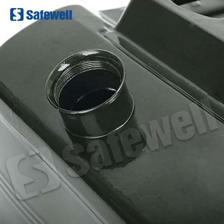 SWJC-12 high quality petrol fuel tank stainless steel metal jerry cans 40l