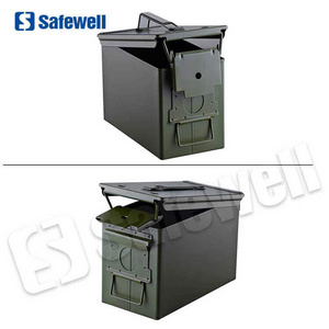 Wholesale 30 50 Cal Metal Printed Water Proof AMMO Boxes M2A1 Steel Ammo Cans 50 Caliber Metal Boxes For Ammo, Model M2A1