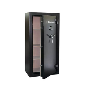 Safewell  SW6032ES new black digital mechanical lock hidden cabinet fireproof gun safe box