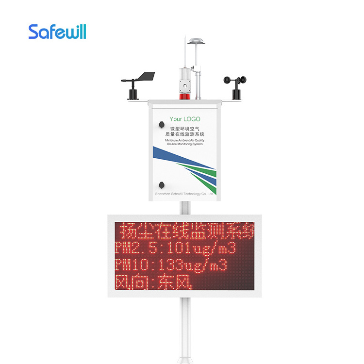 Safewill well PM2.5 PM10 industrial environmental monitoring dust particulate matter continuous emission monitoring system