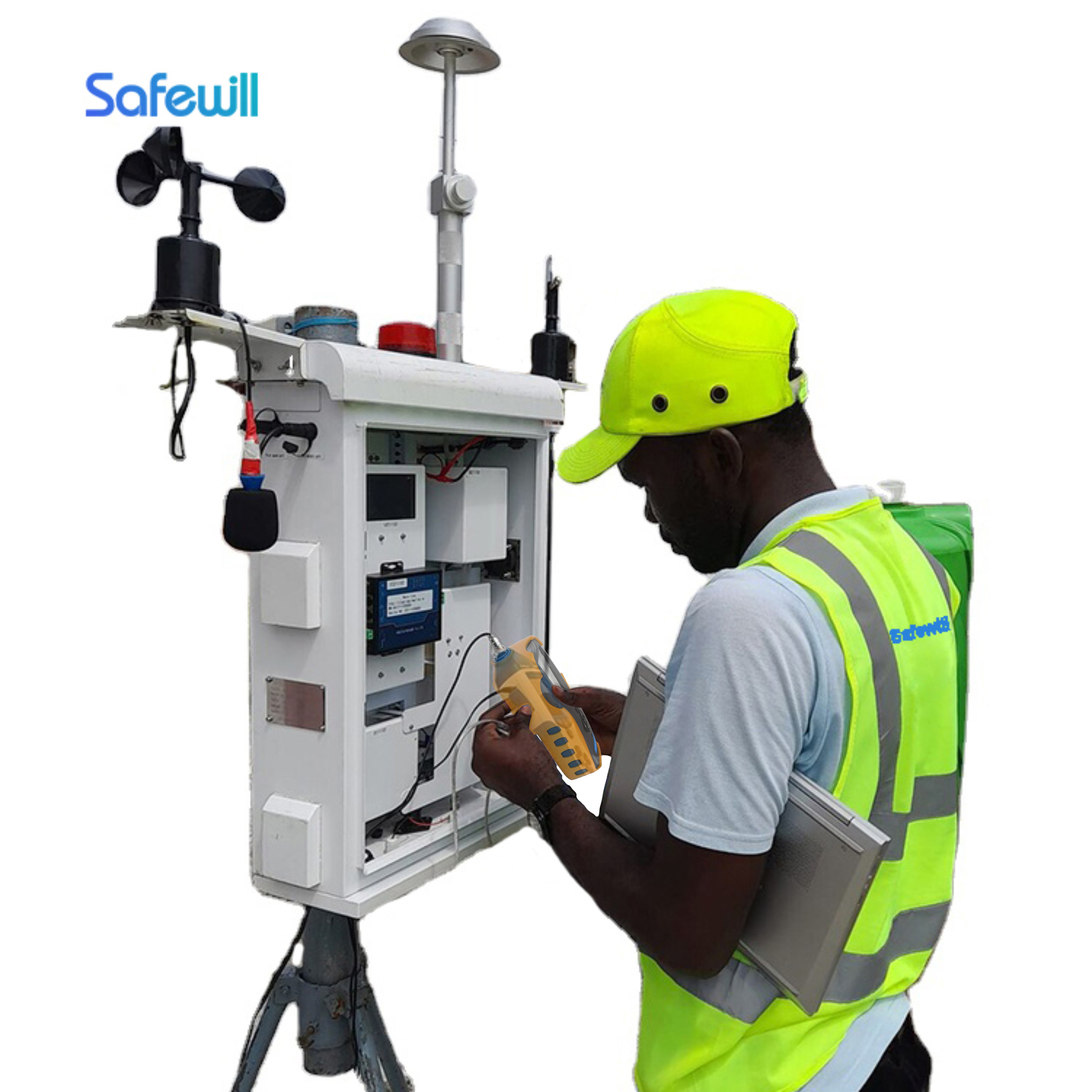 Safewill well PM2.5 PM10 industrial environmental monitoring dust particulate matter continuous emission monitoring system