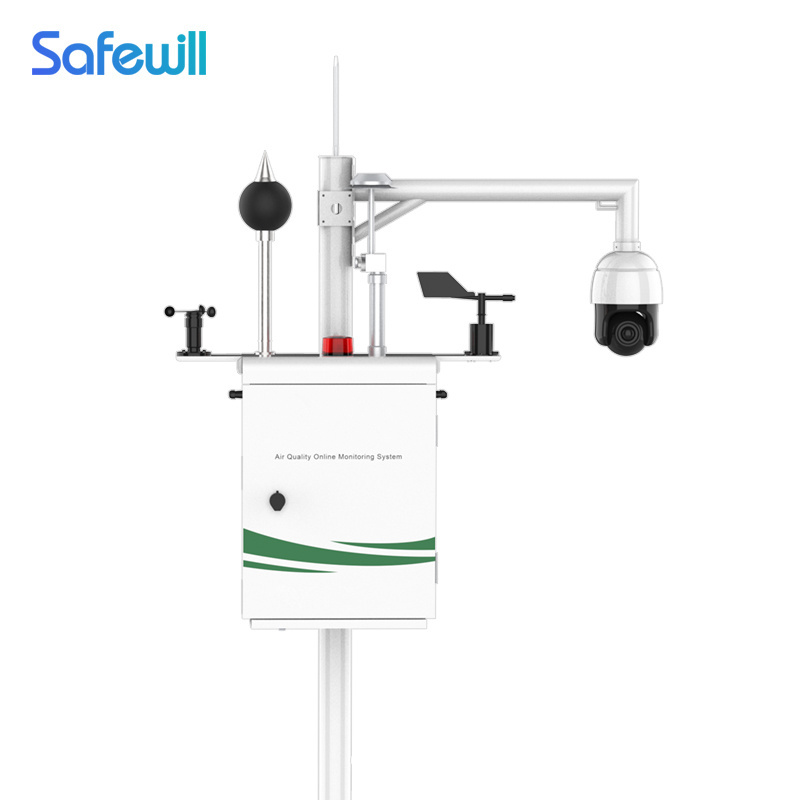 SAFEWILL ES80A-A6 Air Temperature Humidity Wind Speed Continuous Emission Monitoring System for City