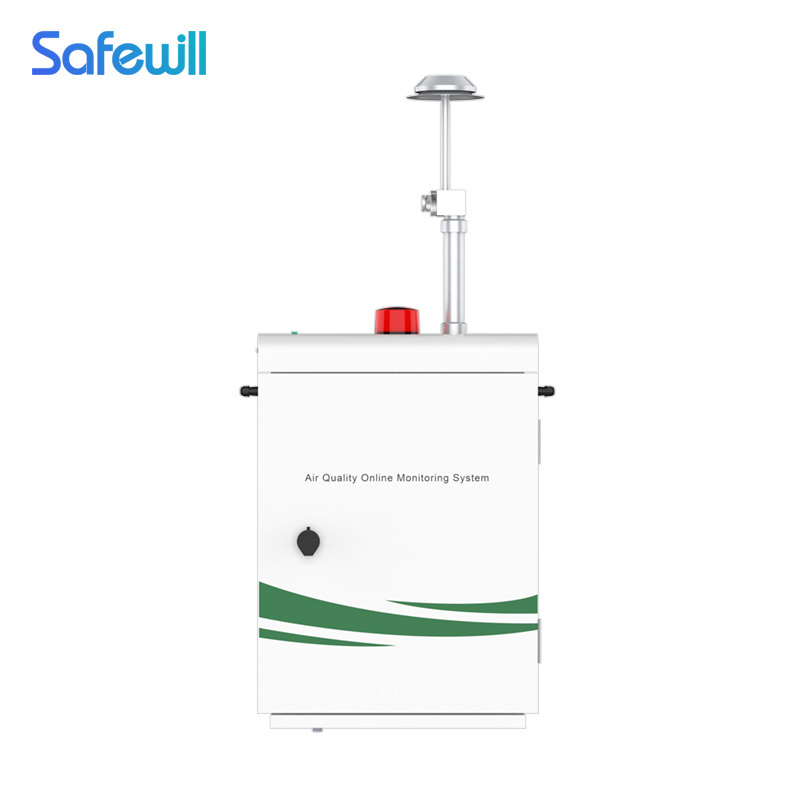 SAFEWILL ES80A-A6  out door air pollution monitor rs485 small co ozone so2 no2 gas ambient air pressure monitoring system