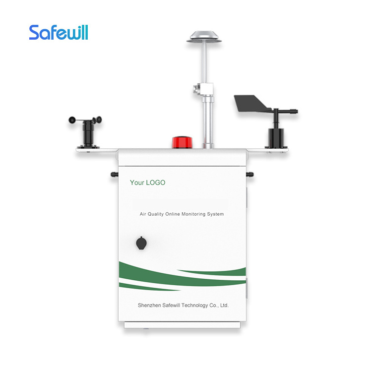 Safewill ES80A-Y8 professional industrial dust measuring device emission environmental monitoring station AQMS System