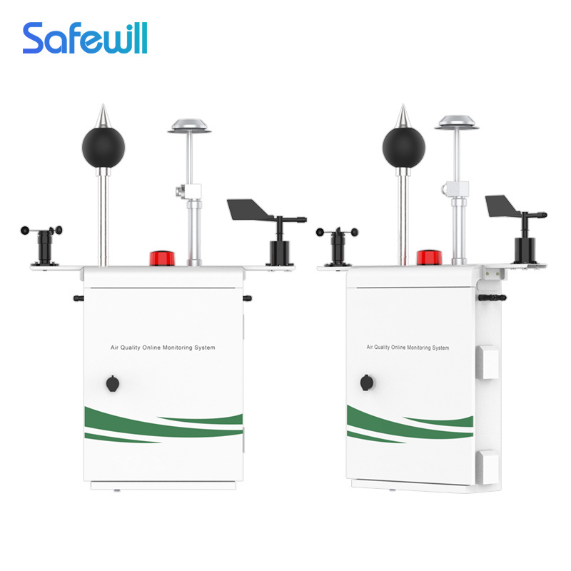 SAFEWILL ES80A-A6 Air Temperature Humidity Wind Speed Continuous Emission Monitoring System for City