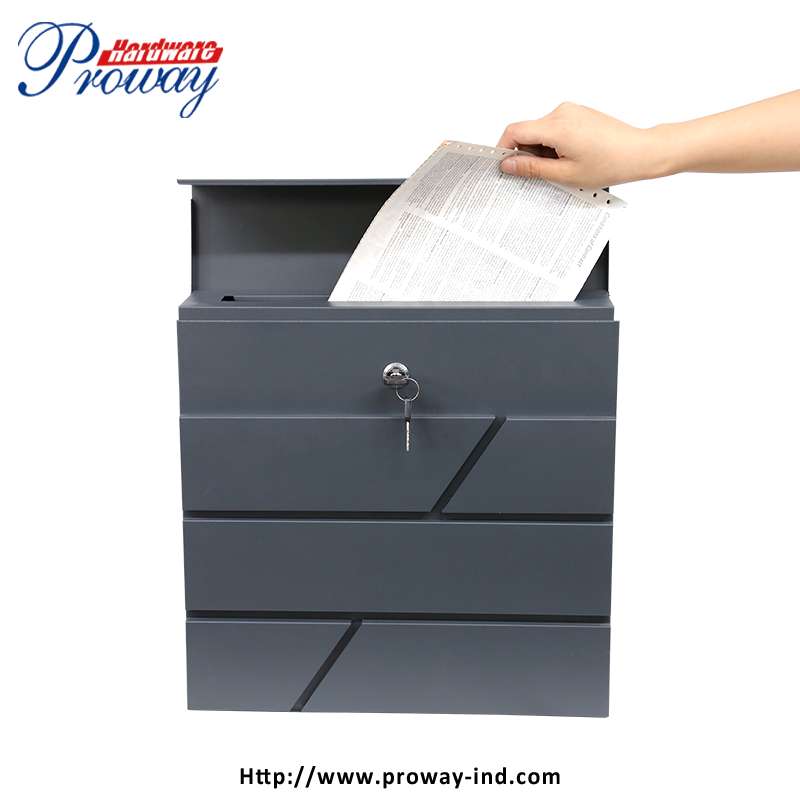 Custom metal Mailing Letter Box High Quality Post Box Accept Customization Popular House Mailbox outdoor