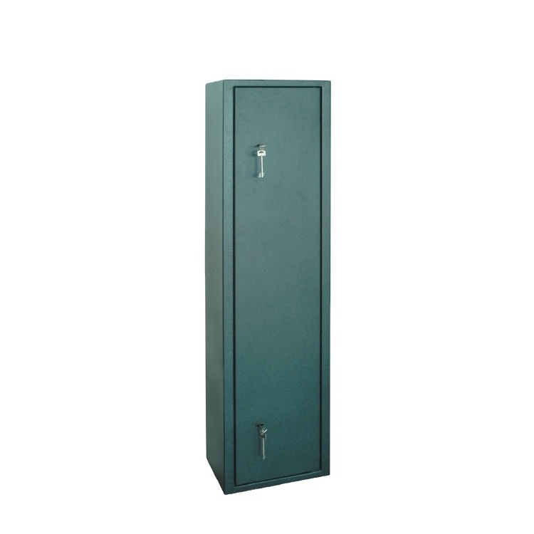 High Security Gun Locker Large Gun Storage Box Security Safe Box with 2 Mechanical Lock Keys