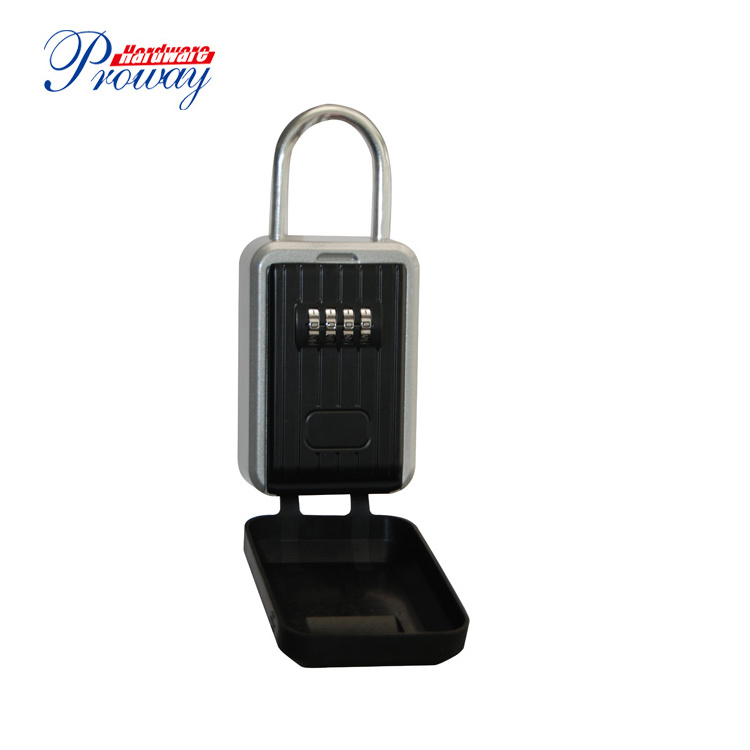 Outside Key Lock Box With Waterproof Cover Realtor Key Storage Box With Shackle High Quality Key Box/