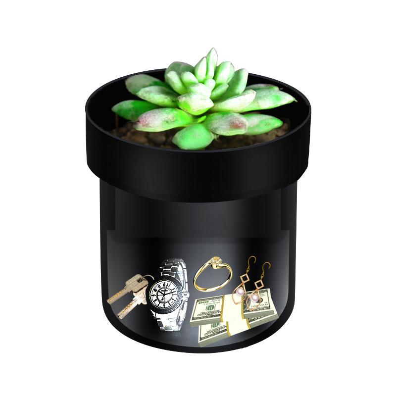 Flower Pot  Secret Outdoor Hidden Compartment Money Safe Key Lock Box Large Hidden False diversion safe Lock Box for keys