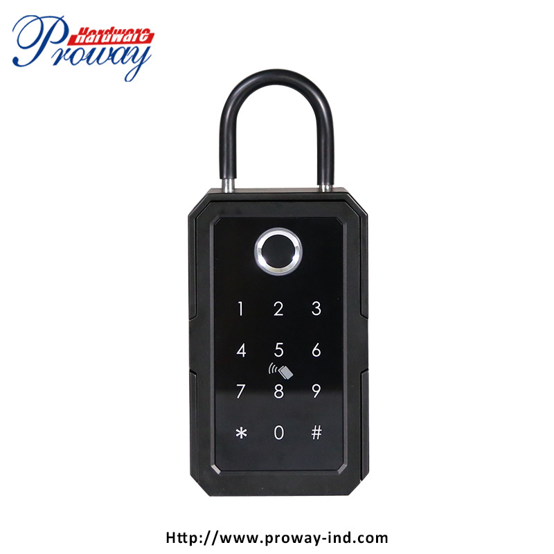 Waterproof Key Lock Smart Box Security Wall Mount Key Box Digital TTLock Tuya Fingerprint Code Key Storage Lock Box