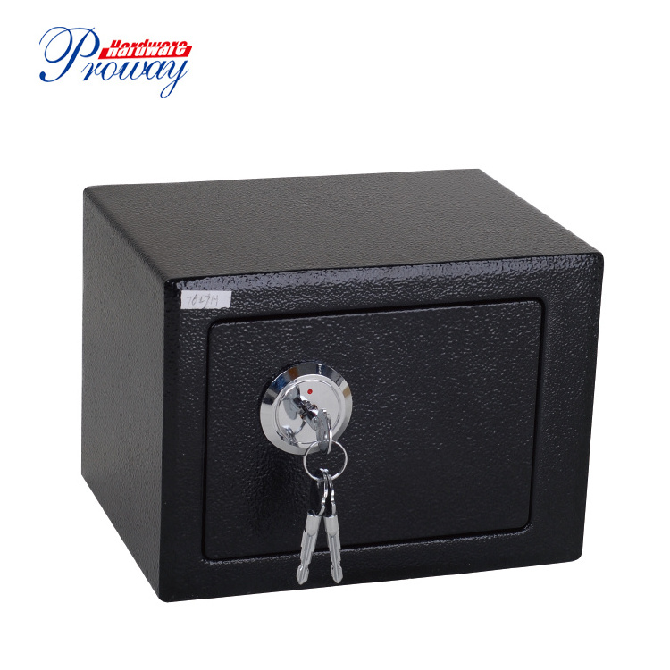 0.22 Cu feet Small Metal steel security door Lock safe Wall Mounted Safe Deposit Box With key lock