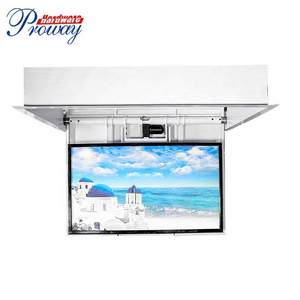 Smart Electric Controllers tv mount adjustable Mechanism Bracket Flip Down 32 46 55 75 85 inch Motorized Ceiling TV Lift