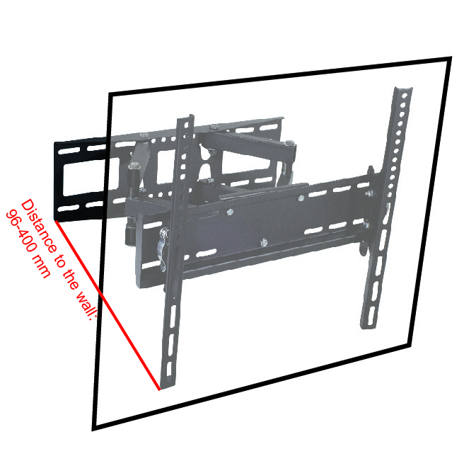 full motion tv wall mount heavy duty Cantilever Fit For 32 37 39 42 50 55 Inches Screen LCD LED Plasma tv wall mount bracket