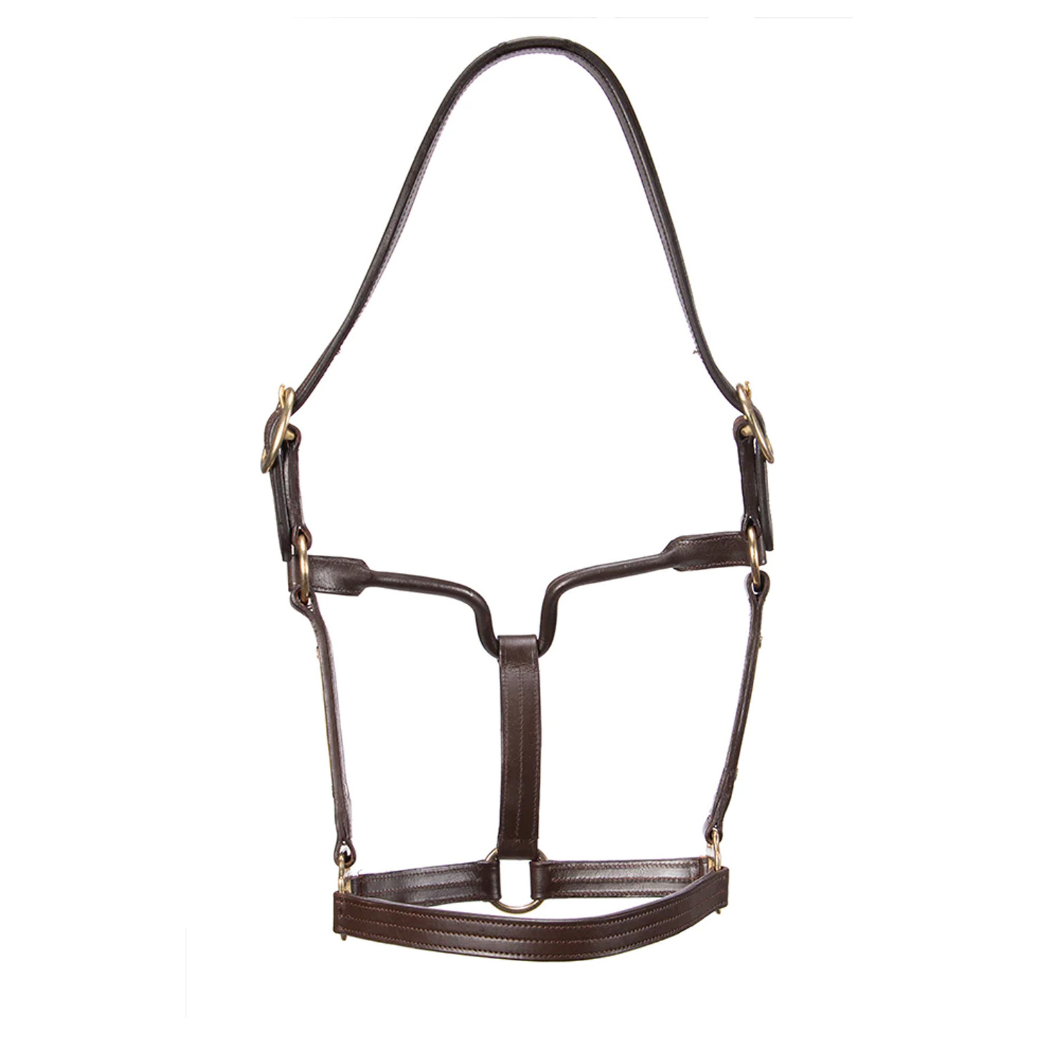 Hot Sale 2024 Leather Horse Halter with Solid Brass Fittings Wholesale Horse Riding Leather Bridle Halter With Custom Colors