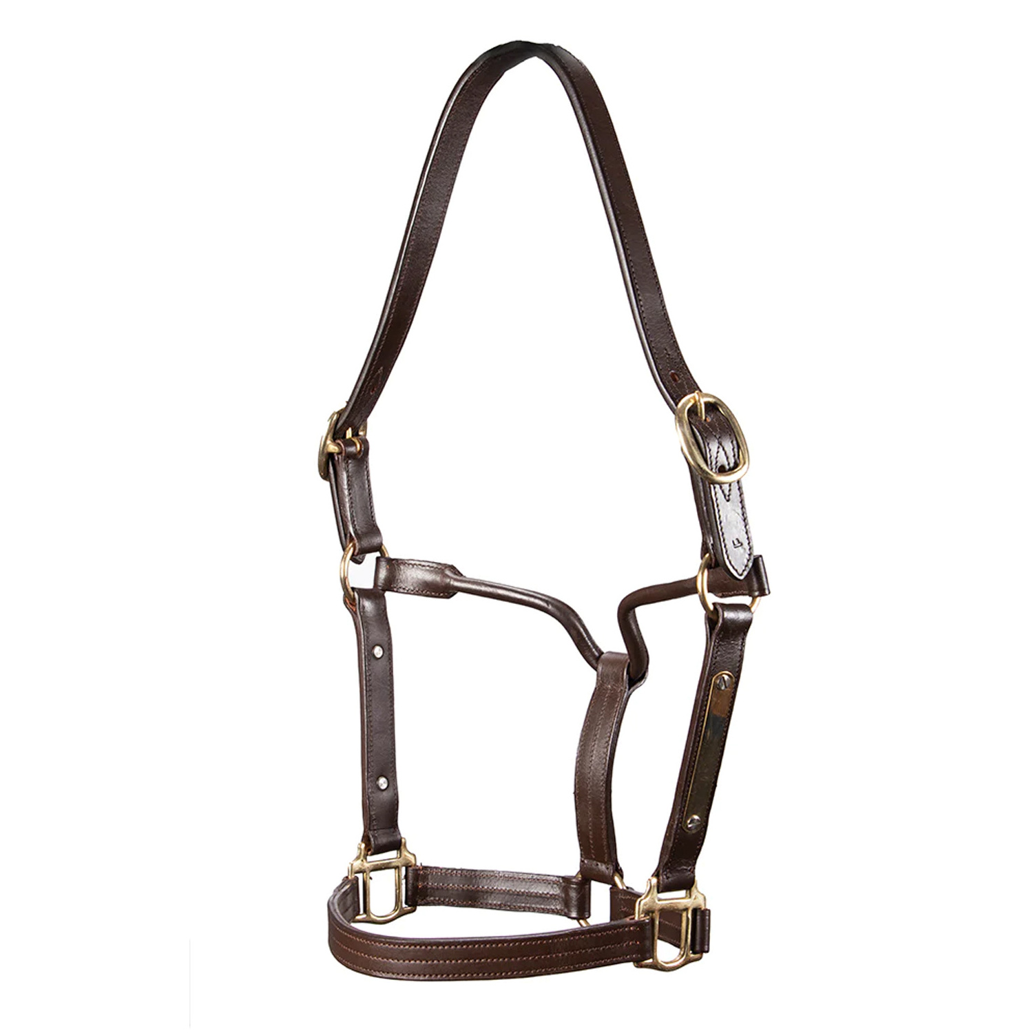 Hot Sale 2024 Leather Horse Halter with Solid Brass Fittings Wholesale Horse Riding Leather Bridle Halter With Custom Colors